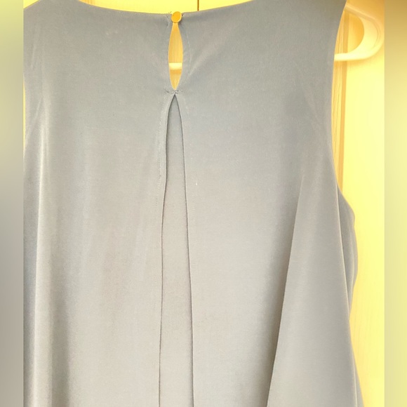 Chico’s draped blue dress | 8 - Picture 7 of 10